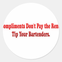 Adesivo Cumprimentos não pagam o aluguel