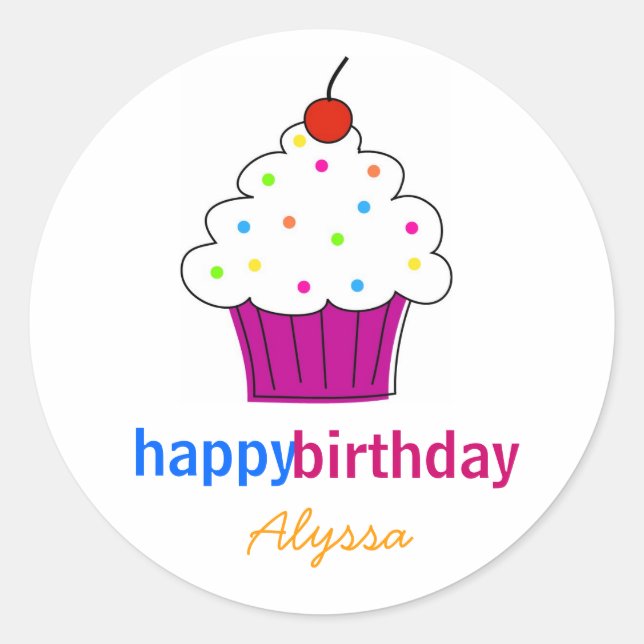 Adesivo Cupcake (Frente)