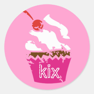 Adesivo cupcake 311-Kickin' Morango