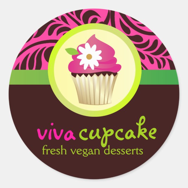 Adesivo cupcake 311 Viva (Frente)