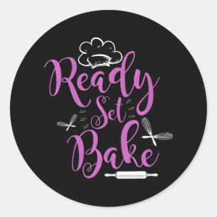 Adesivo Cupcake Baking Baker Engraçado para pastelaria