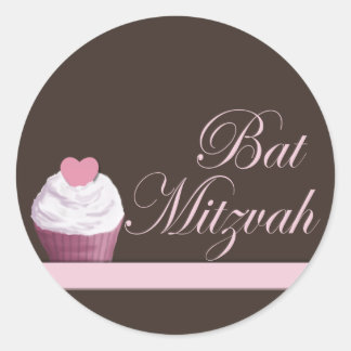 Adesivo Cupcake Bat Mitzvah