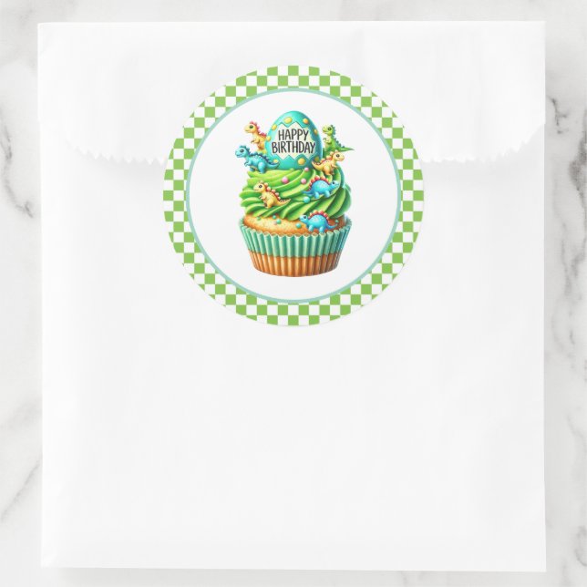 Adesivo Cupcake Birthday Stickers (Bolsa)