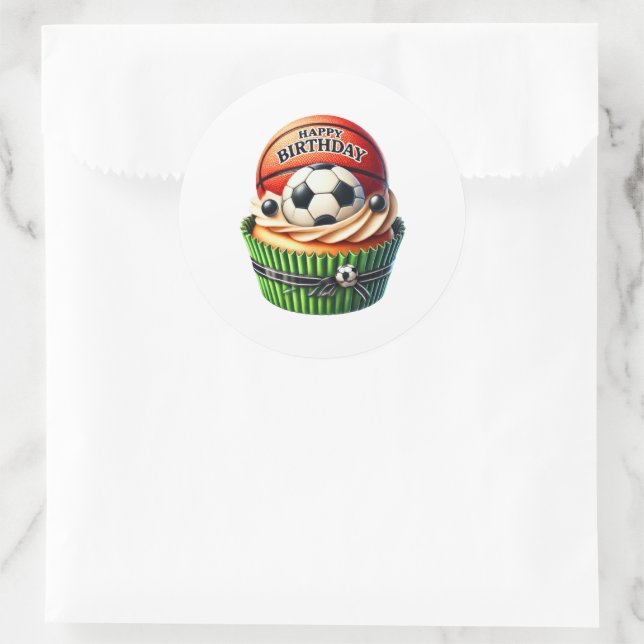 Adesivo Cupcake Birthday Stickers (Bolsa)