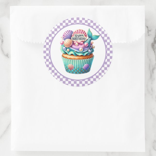Adesivo Cupcake Birthday Stickers (Bolsa)
