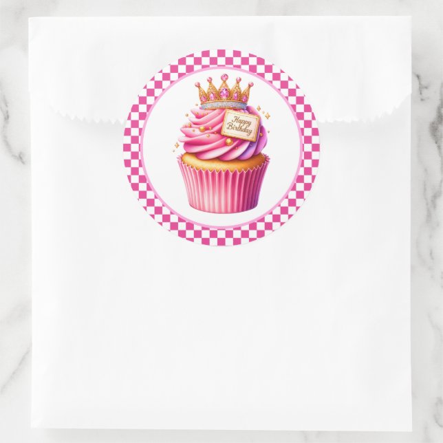 Adesivo Cupcake Birthday Stickers (Bolsa)