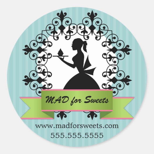 Adesivo Cupcake Caixas de Papel (Frente)