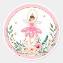 Adesivo Cupcake de aniversário da Ballerina Nutcracker Pin