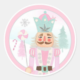 Adesivo Cupcake de aniversário de Nutcracker Land of Sweet