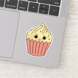 Adesivo Cupcake de Baunilha Nervoso