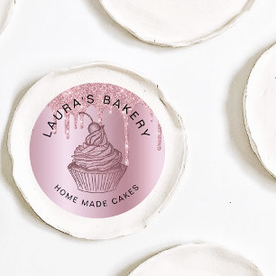 Adesivo Cupcake de Cakes & Sweets Rosa