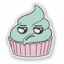 Adesivo Cupcake de Hortelã Cético