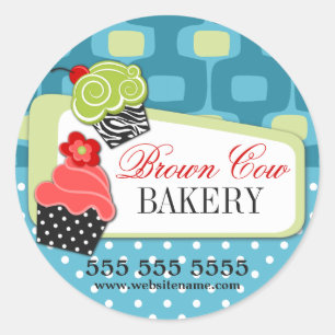 Adesivo Cupcake de Ricos