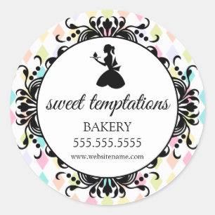 Adesivo Cupcake de Silhuette - Encapsulamento Lady Bakery