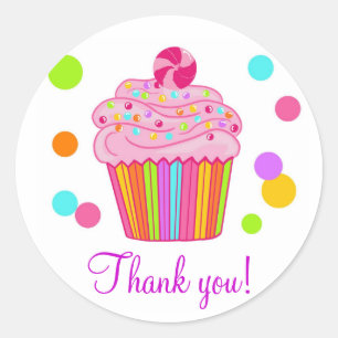 Adesivo Cupcake de Surpresa Candy