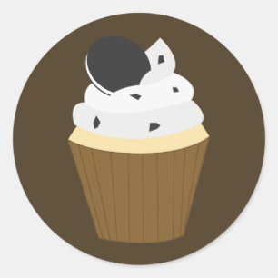Adesivo Cupcake de torta de bolachas