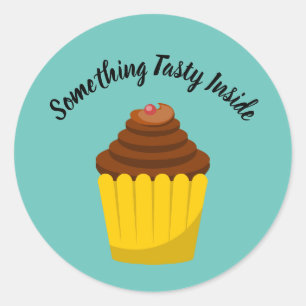 Adesivo Cupcake Dessert Label Sticker