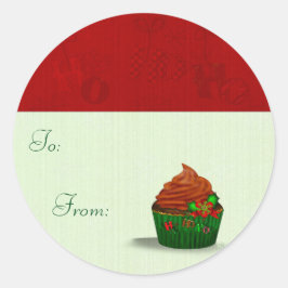 Adesivo Cupcake Feriado Whimsey De GIFT 2