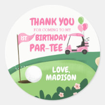 Cupcake Golf Par-Tee Topper Boy Birthday Favor