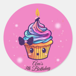 Adesivo cupcake kawaii