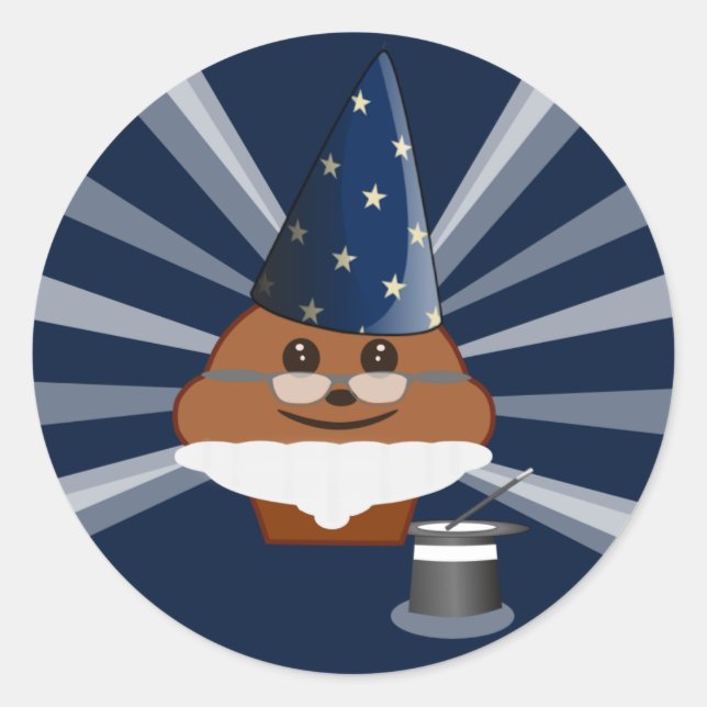 Adesivo Cupcake Mágico (Frente)