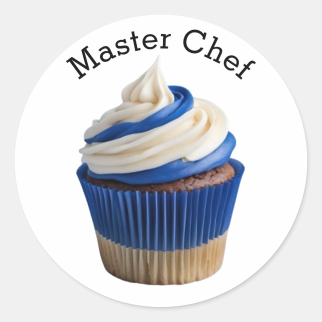 Adesivo Cupcake Master Chef (Frente)