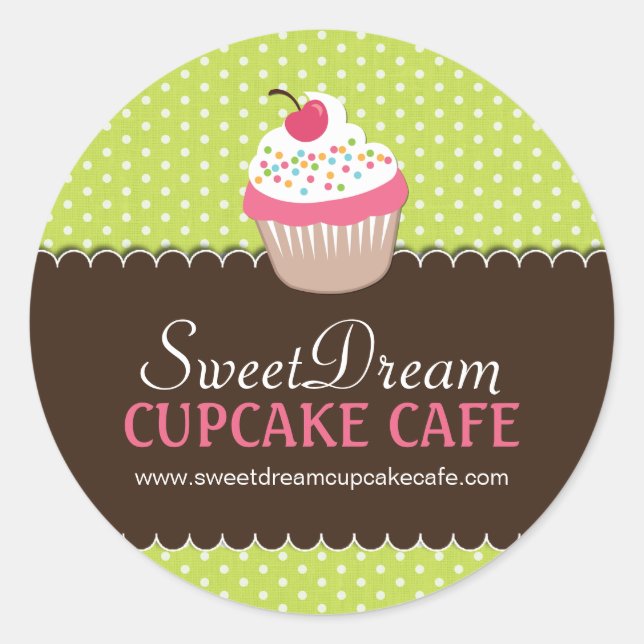 Adesivo Cupcake ou palhetas para o carro (Frente)