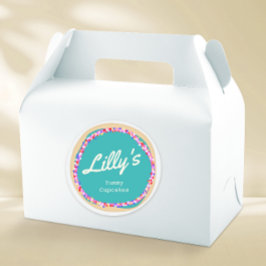 Adesivo Cupcake Personalizado de Bakery