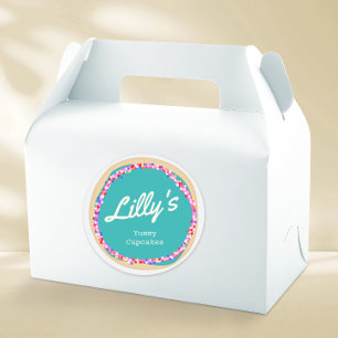 Adesivo Cupcake Personalizado de Bakery