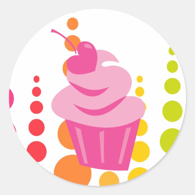Adesivo Cupcake pop (Frente)