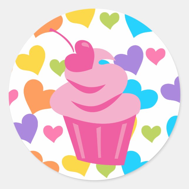 Adesivo Cupcake pop (Frente)