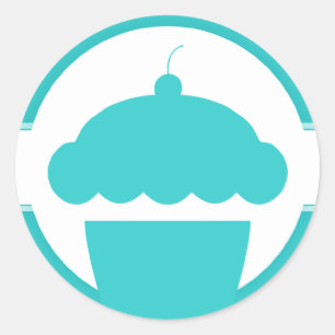 Adesivo cupcake retro