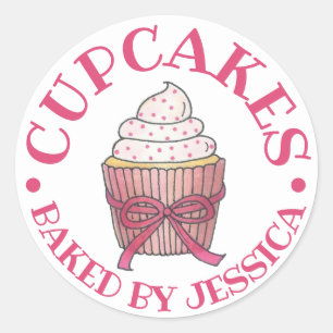 Adesivo Cupcake Rosa, Casado, Espelhado Com Amor