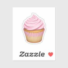 Adesivo Cupcake rosa Emoji