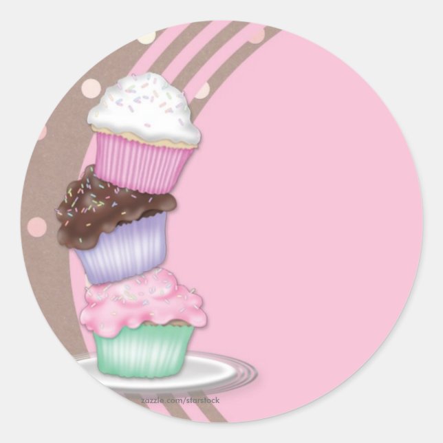 Adesivo Cupcake Sticker (Frente)