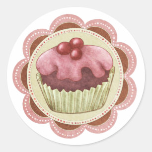 Adesivo Cupcake Sticker Ideal Para Elementos Com Emperrame