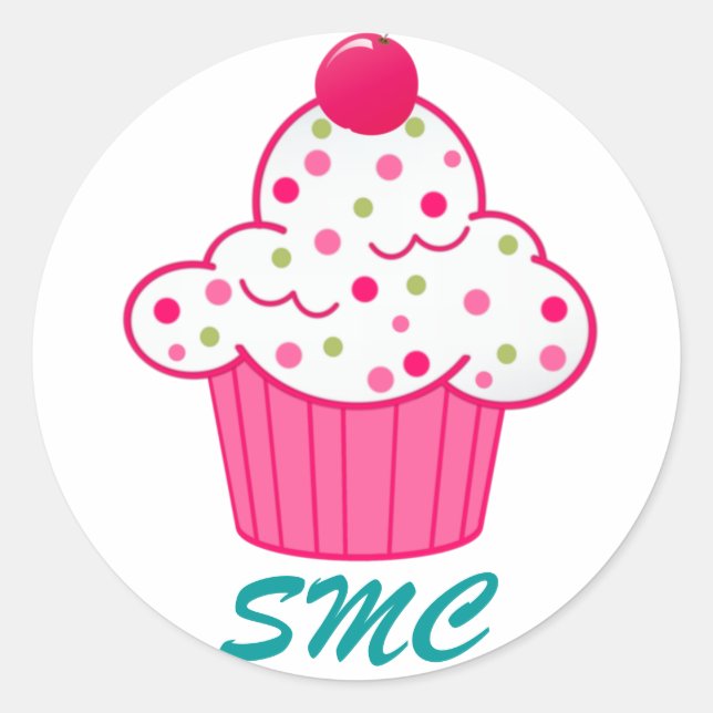 Adesivo Cupcake Sticker - SRF (Frente)
