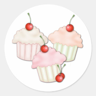 Adesivo Cupcake Trio