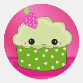 Adesivo Cupcake Verde