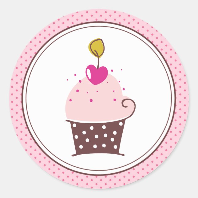 Adesivo Cupcakes (Frente)