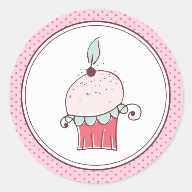 Adesivo Cupcakes (Frente)