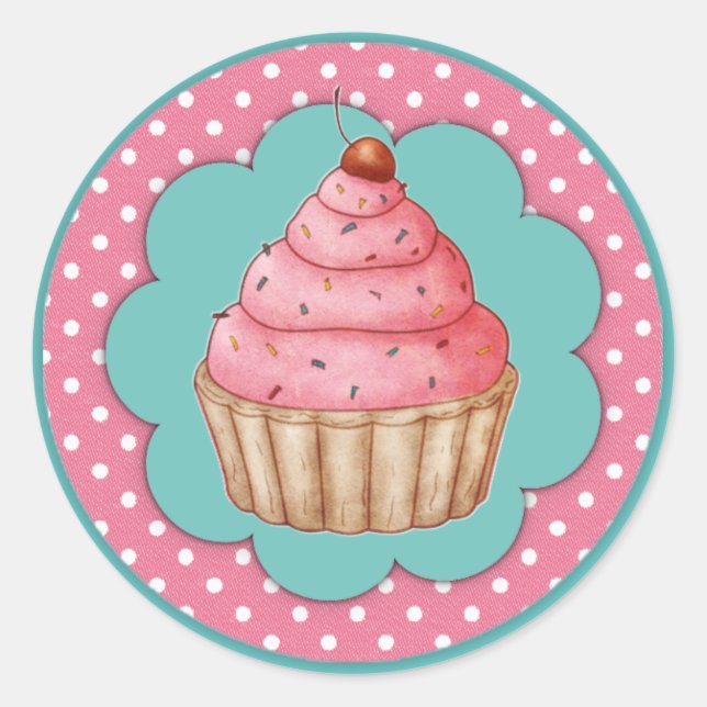 Adesivo Cupcakes (Frente)