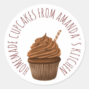 Adesivo Cupcakes Caseiros Bonitos