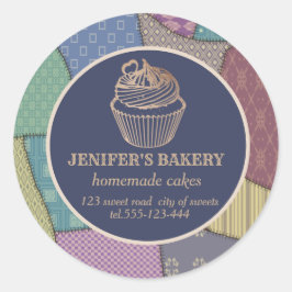 Adesivo Cupcakes e doces caseiros