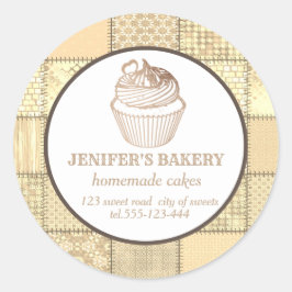 Adesivo Cupcakes e doces caseiros