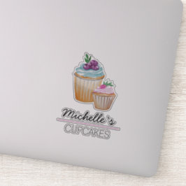 ADESIVO CUPCAKES E FRUTAS