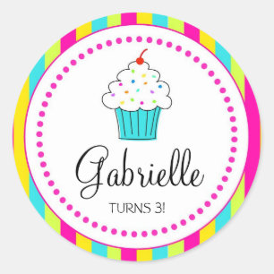 Adesivo Cupcakes, para cima do cupcake DYI