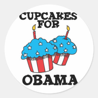 Adesivo Cupcakes para Obama