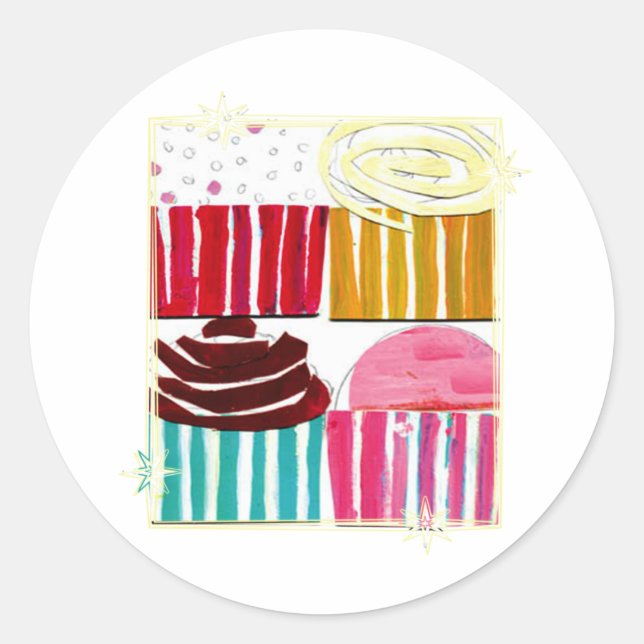 Adesivo Cupcakes pop (Frente)