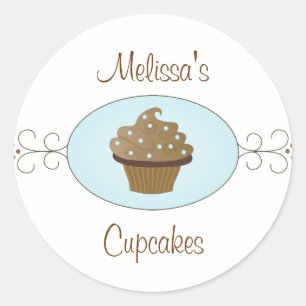 Adesivo Cupcakes Ricos azuis